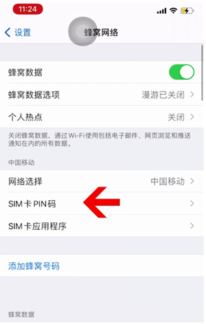 海西直辖苹果14维修网分享如何给iPhone14的SIM卡设置密码 