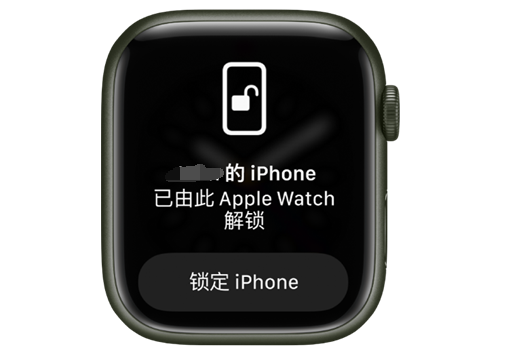 海西直辖苹果手机维修分享用 AppleWatch 解锁配备面容 ID 的 iPhone方法 