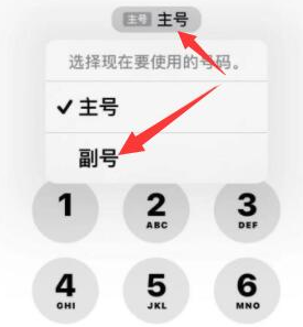 海西直辖苹果14维修店分享iPhone 14 Pro Max使用副卡打电话的方法 